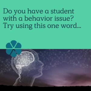 Evolved Education Company: Transform student behavior with one powerful word. Discover the key to positive change.