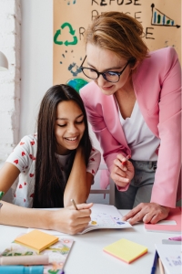 Educational professional works to assess student academics